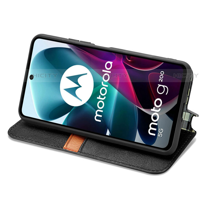 Coque Portefeuille Livre Cuir Etui Clapet S01D pour Motorola Moto Edge S30 5G Plus