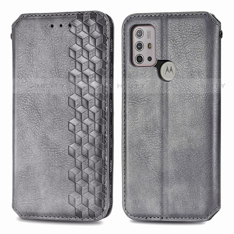 Coque Portefeuille Livre Cuir Etui Clapet S01D pour Motorola Moto G10 Plus