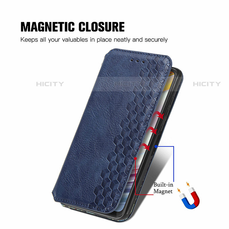 Coque Portefeuille Livre Cuir Etui Clapet S01D pour Motorola Moto G40 Fusion Plus