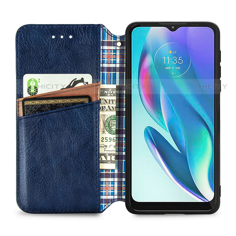 Coque Portefeuille Livre Cuir Etui Clapet S01D pour Motorola Moto G50 5G Plus