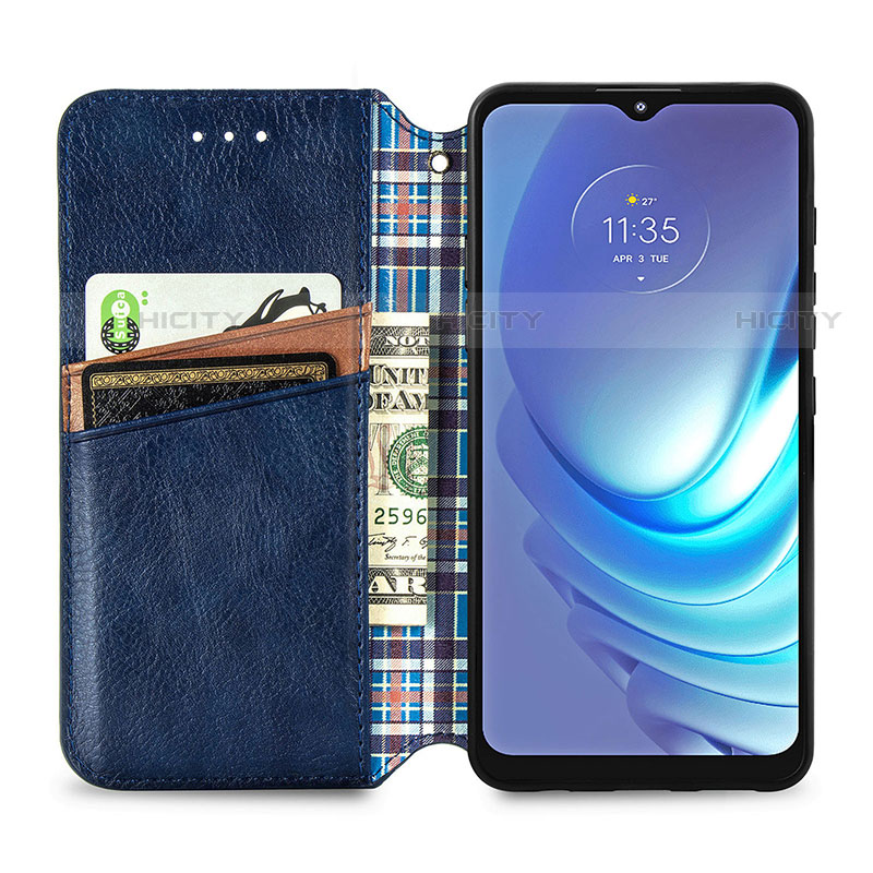 Coque Portefeuille Livre Cuir Etui Clapet S01D pour Motorola Moto G50 Plus