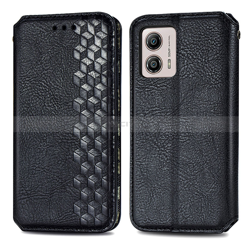 Coque Portefeuille Livre Cuir Etui Clapet S01D pour Motorola Moto G53j 5G Plus