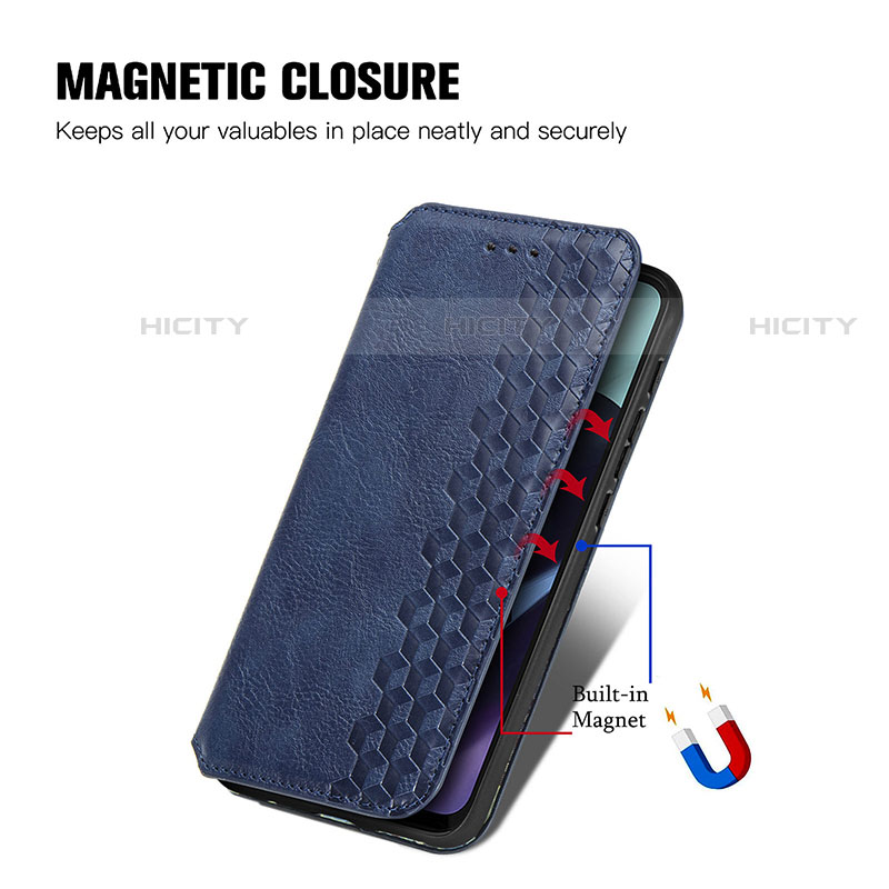 Coque Portefeuille Livre Cuir Etui Clapet S01D pour Motorola Moto G71 5G Plus