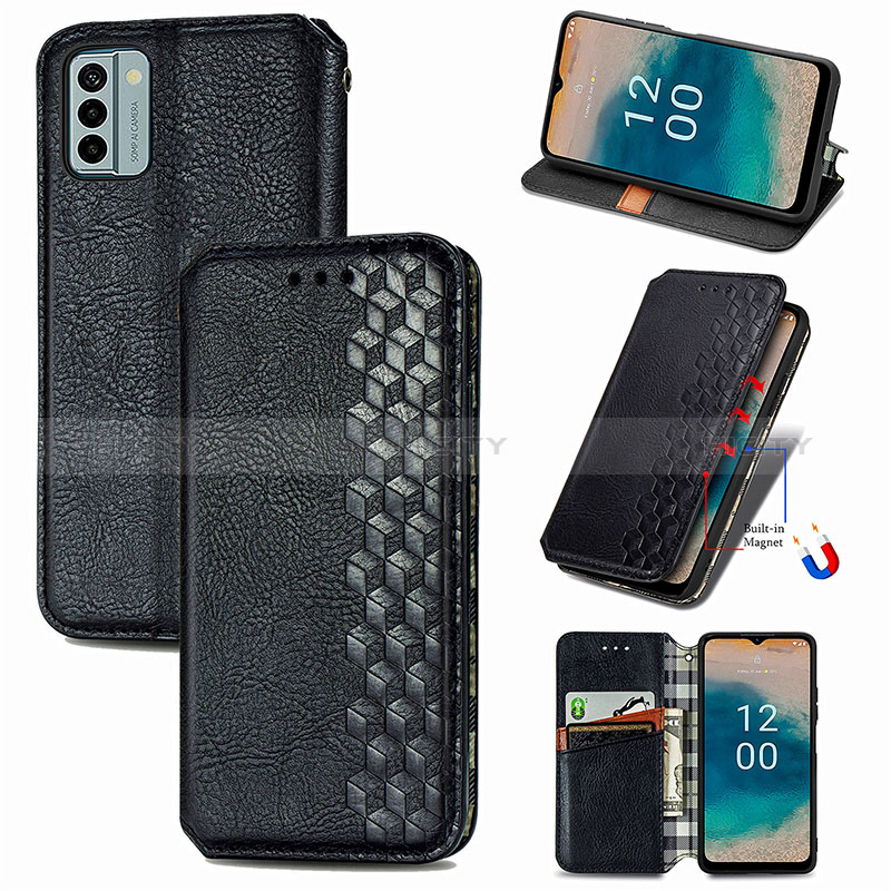 Coque Portefeuille Livre Cuir Etui Clapet S01D pour Nokia G22 Plus