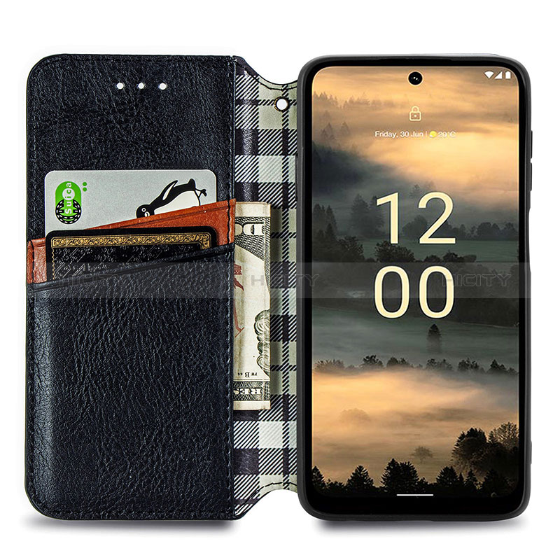 Coque Portefeuille Livre Cuir Etui Clapet S01D pour Nokia XR21 Plus