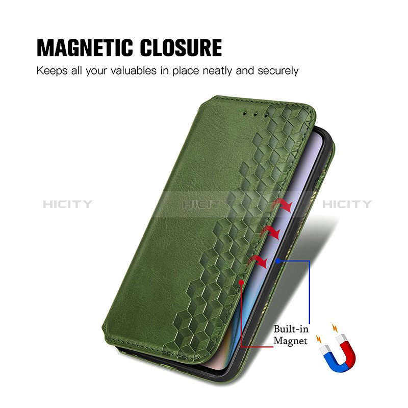 Coque Portefeuille Livre Cuir Etui Clapet S01D pour OnePlus Nord 2 5G Plus