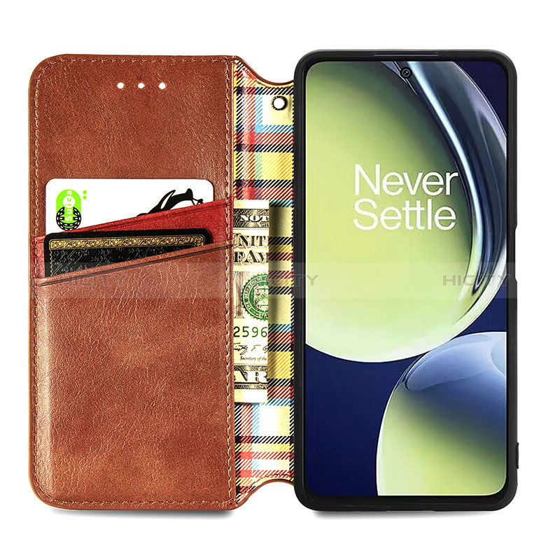 Coque Portefeuille Livre Cuir Etui Clapet S01D pour OnePlus Nord CE 3 5G Plus