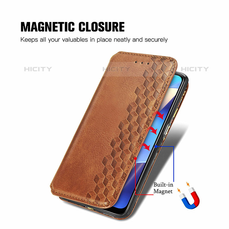 Coque Portefeuille Livre Cuir Etui Clapet S01D pour Oppo A16s Plus