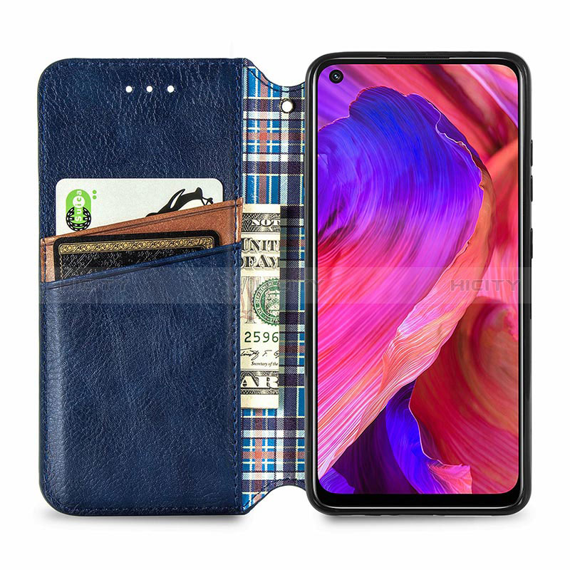 Coque Portefeuille Livre Cuir Etui Clapet S01D pour Oppo A74 5G Plus