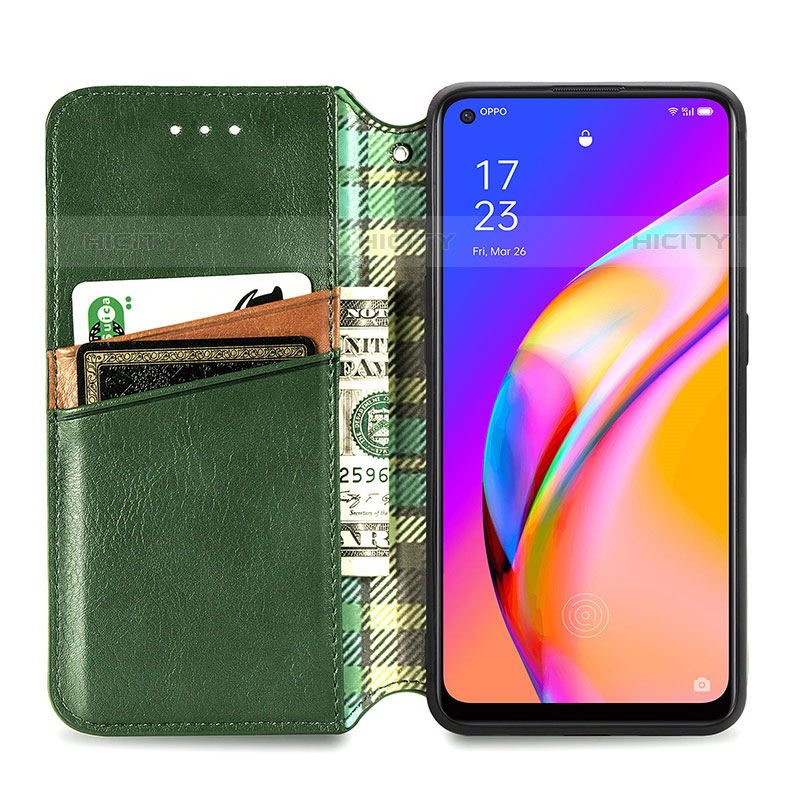 Coque Portefeuille Livre Cuir Etui Clapet S01D pour Oppo A94 5G Plus