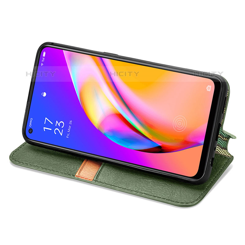 Coque Portefeuille Livre Cuir Etui Clapet S01D pour Oppo A95 5G Plus