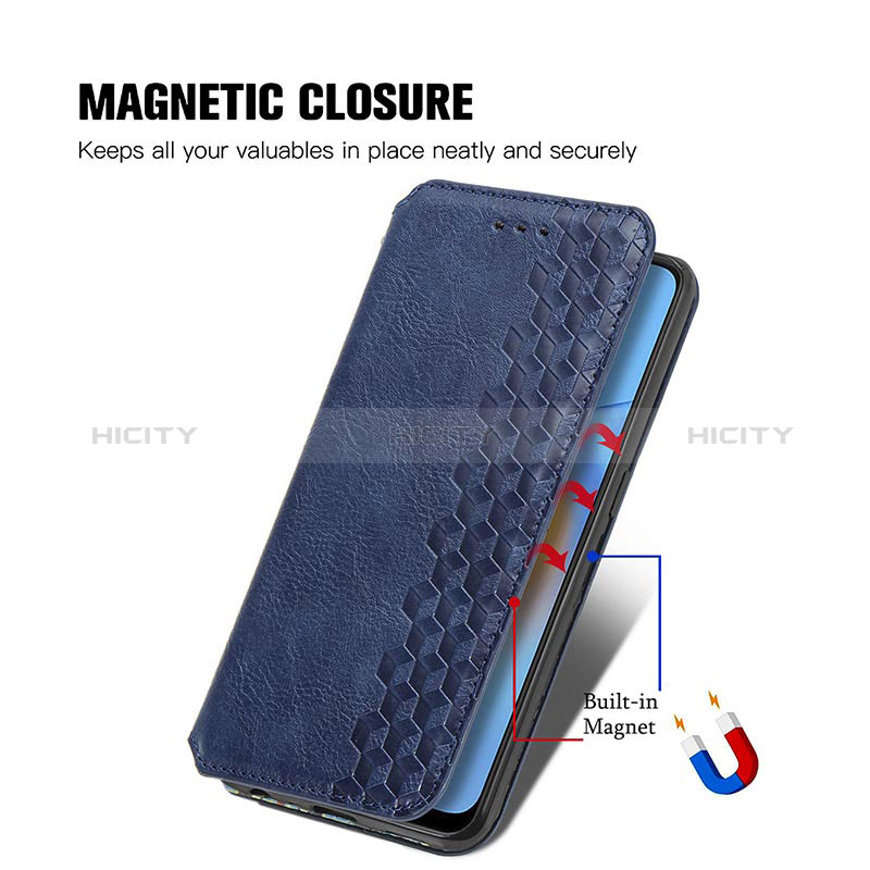 Coque Portefeuille Livre Cuir Etui Clapet S01D pour Oppo F19 Plus