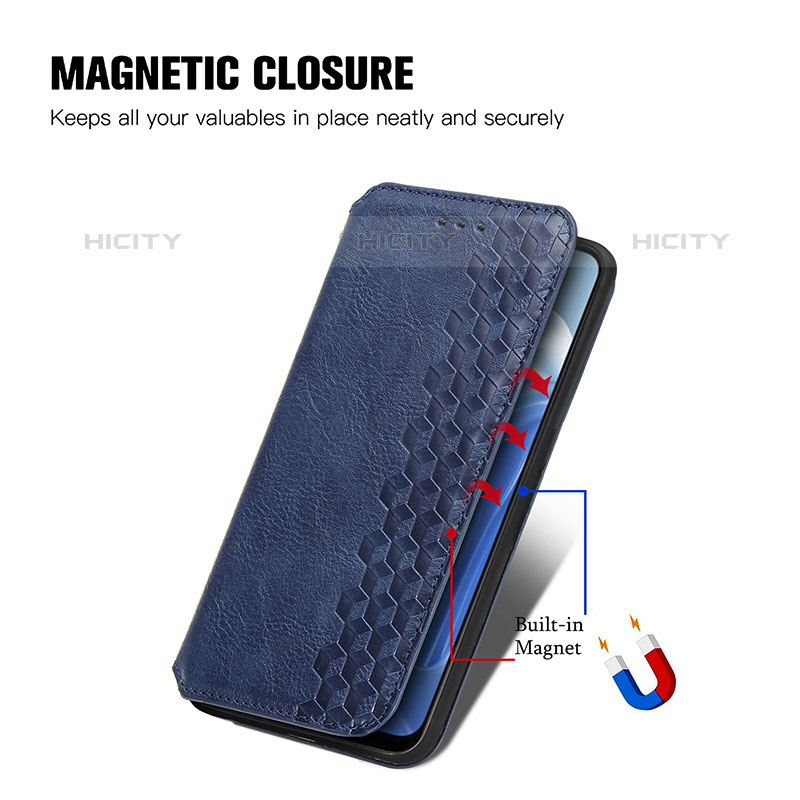 Coque Portefeuille Livre Cuir Etui Clapet S01D pour Oppo F21 Pro 4G Plus