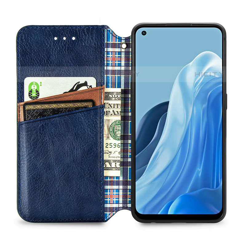 Coque Portefeuille Livre Cuir Etui Clapet S01D pour Oppo F21 Pro 4G Plus