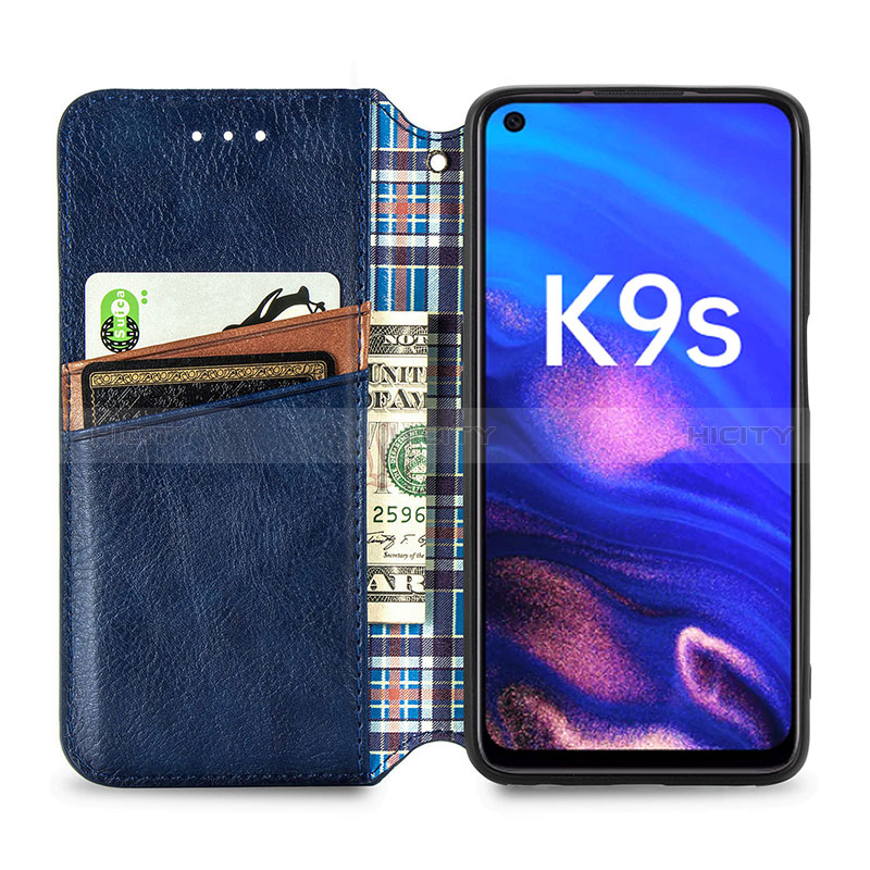 Coque Portefeuille Livre Cuir Etui Clapet S01D pour Oppo K9S 5G Plus