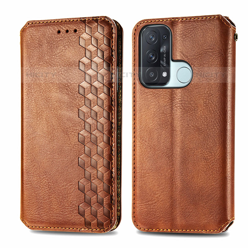 Coque Portefeuille Livre Cuir Etui Clapet S01D pour Oppo Reno5 A Plus