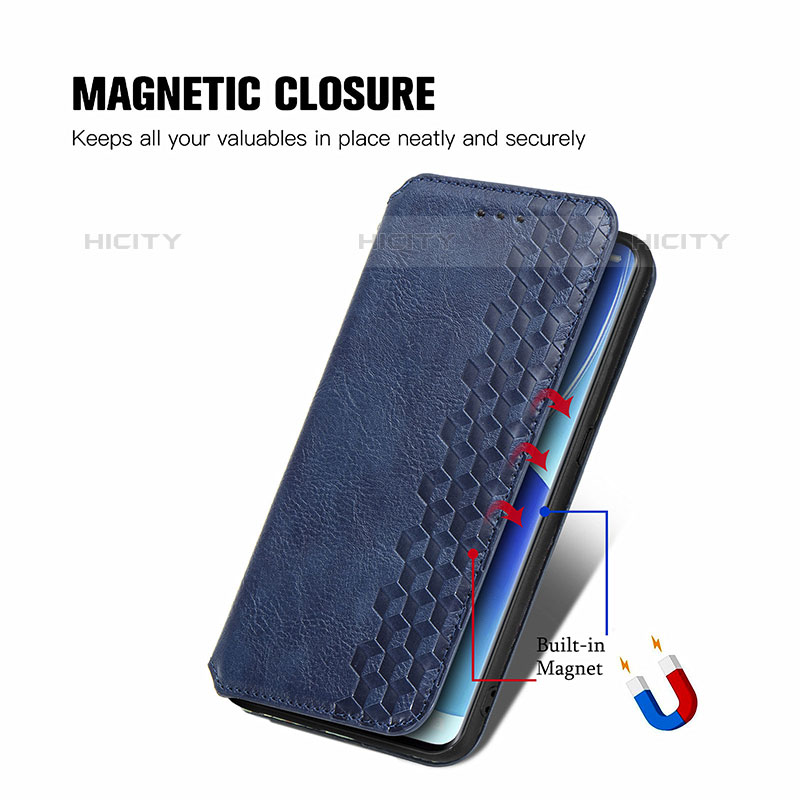 Coque Portefeuille Livre Cuir Etui Clapet S01D pour Oppo Reno6 Pro+ Plus 5G Plus