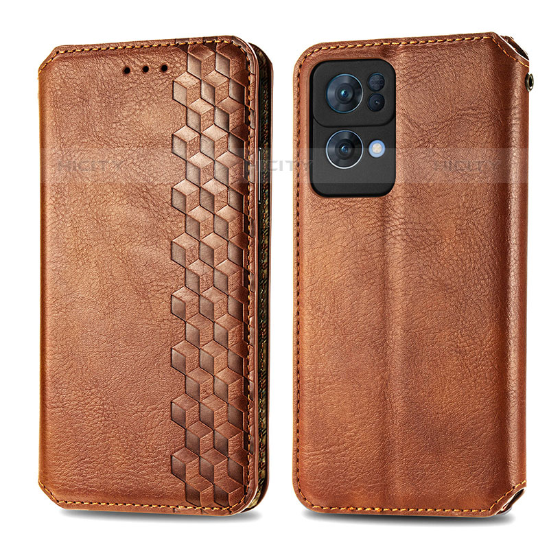 Coque Portefeuille Livre Cuir Etui Clapet S01D pour Oppo Reno7 Pro 5G Plus