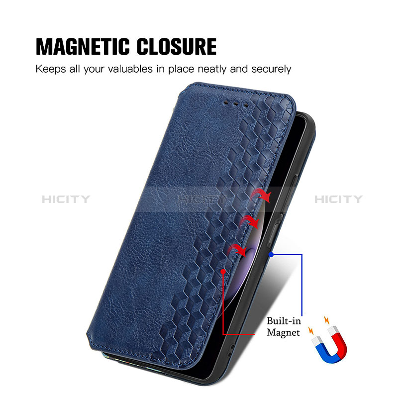 Coque Portefeuille Livre Cuir Etui Clapet S01D pour Realme 10 Pro 5G Plus