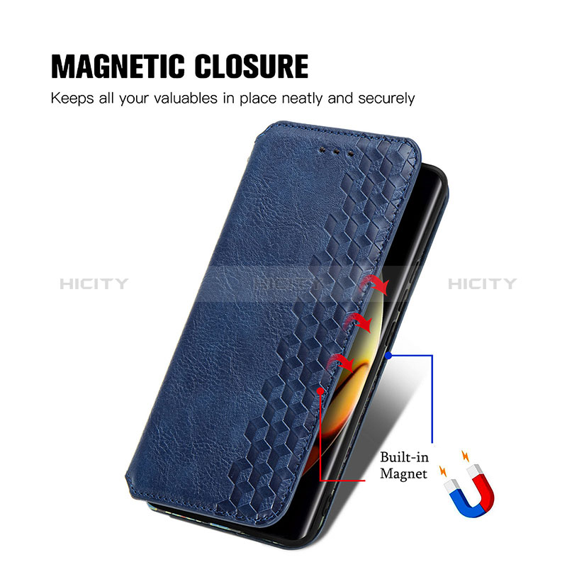 Coque Portefeuille Livre Cuir Etui Clapet S01D pour Realme 10 Pro+ Plus 5G Plus