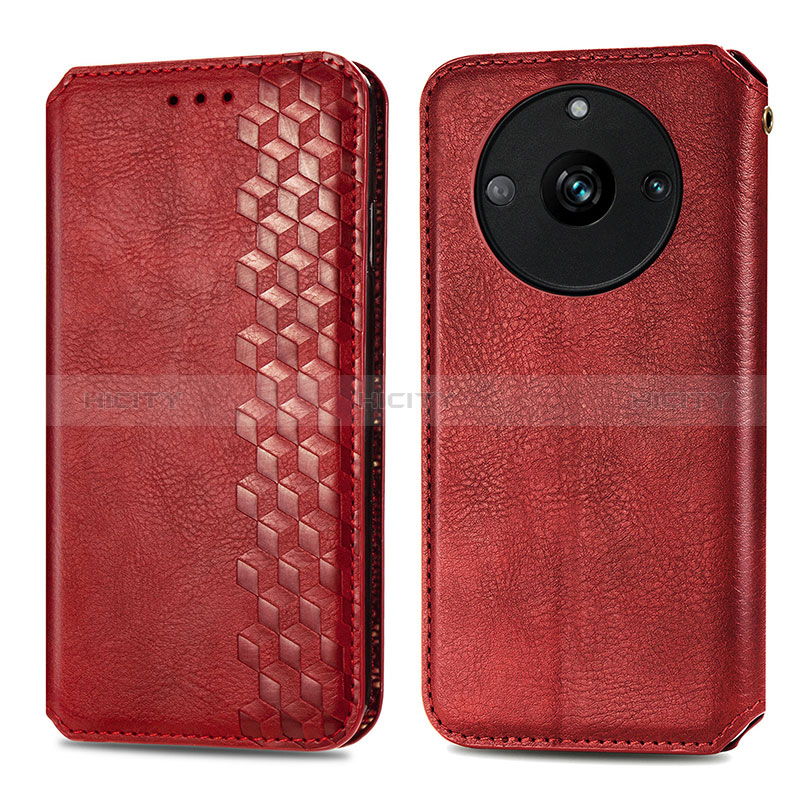 Coque Portefeuille Livre Cuir Etui Clapet S01D pour Realme 11 Pro 5G Plus