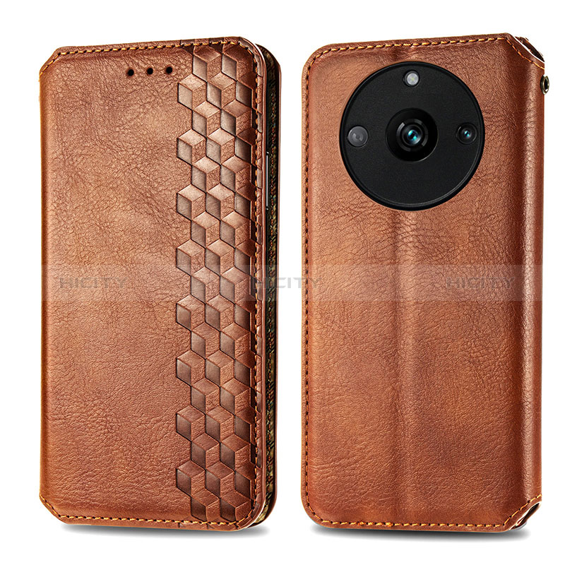 Coque Portefeuille Livre Cuir Etui Clapet S01D pour Realme 11 Pro 5G Plus