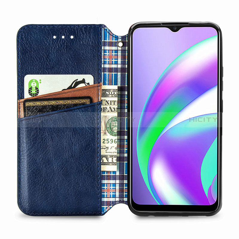 Coque Portefeuille Livre Cuir Etui Clapet S01D pour Realme 7i RMX2193 Plus