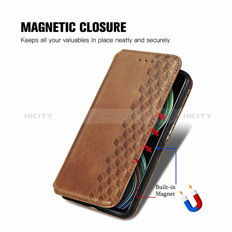 Coque Portefeuille Livre Cuir Etui Clapet S01D pour Realme 8 5G Plus