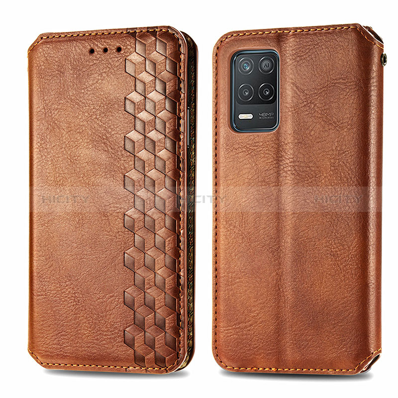 Coque Portefeuille Livre Cuir Etui Clapet S01D pour Realme 8 5G Plus