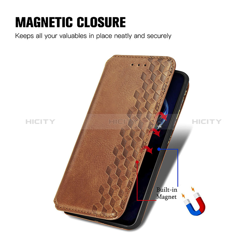 Coque Portefeuille Livre Cuir Etui Clapet S01D pour Realme 9 4G Plus