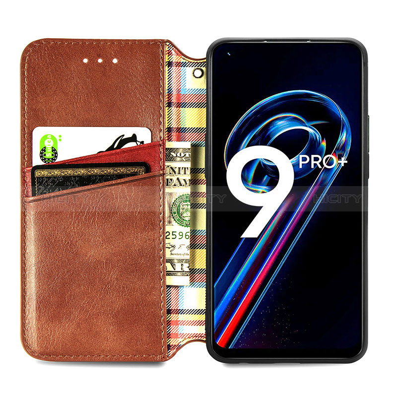 Coque Portefeuille Livre Cuir Etui Clapet S01D pour Realme 9 4G Plus