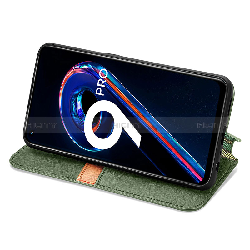 Coque Portefeuille Livre Cuir Etui Clapet S01D pour Realme 9 5G Plus