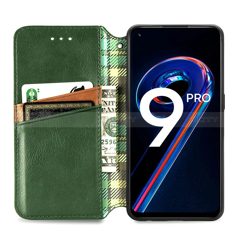 Coque Portefeuille Livre Cuir Etui Clapet S01D pour Realme 9 Pro 5G Plus