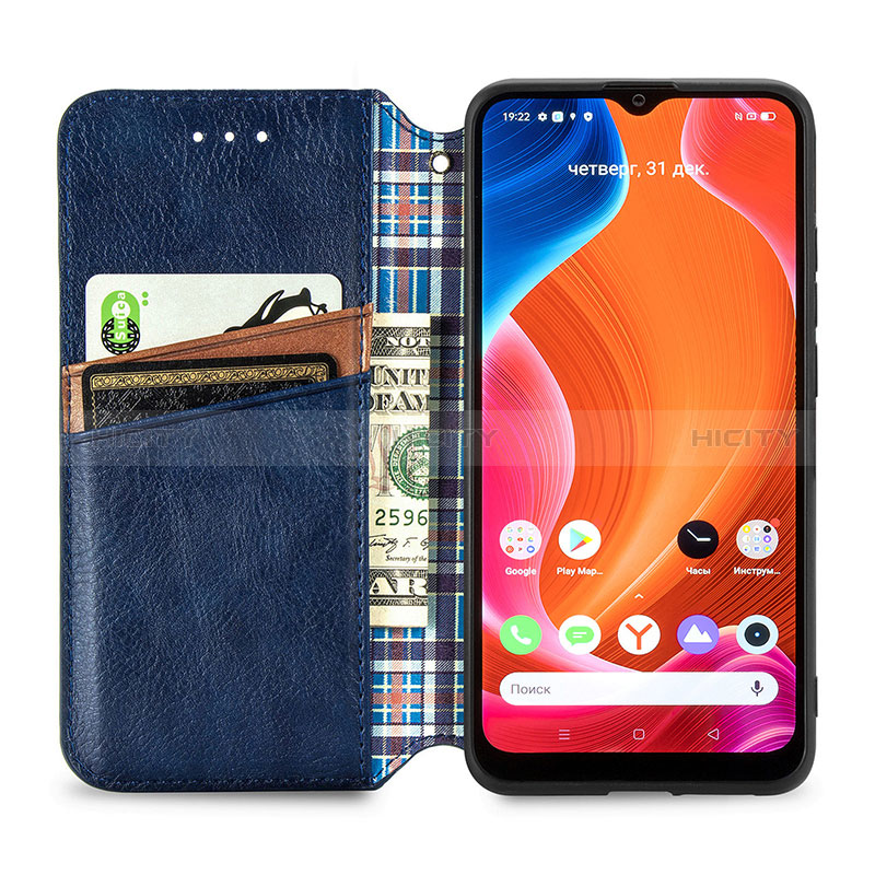 Coque Portefeuille Livre Cuir Etui Clapet S01D pour Realme C11 (2021) Plus