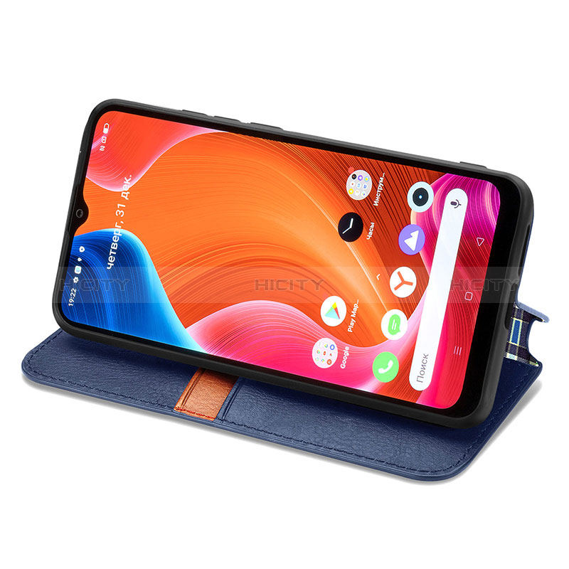 Coque Portefeuille Livre Cuir Etui Clapet S01D pour Realme C11 (2021) Plus