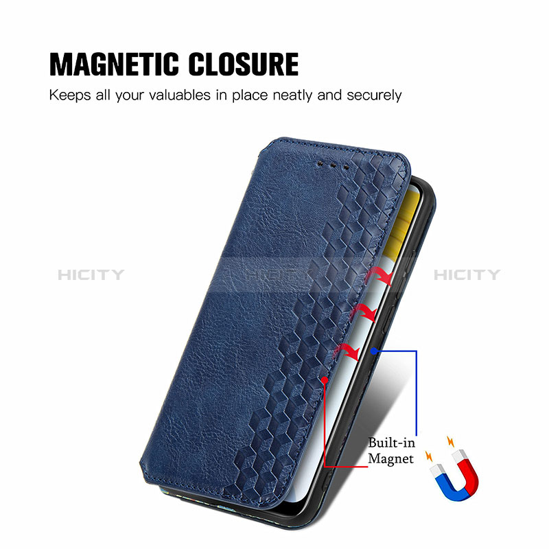 Coque Portefeuille Livre Cuir Etui Clapet S01D pour Realme C21Y Plus