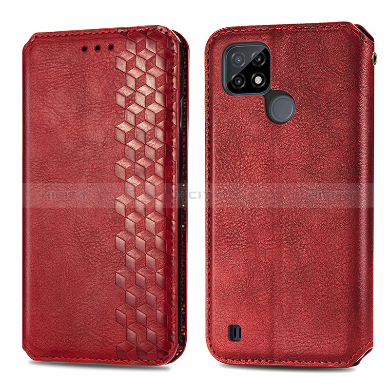 Coque Portefeuille Livre Cuir Etui Clapet S01D pour Realme C21Y Plus