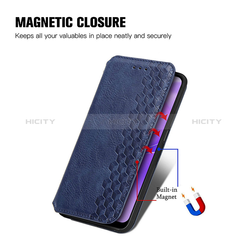 Coque Portefeuille Livre Cuir Etui Clapet S01D pour Realme C31 Plus