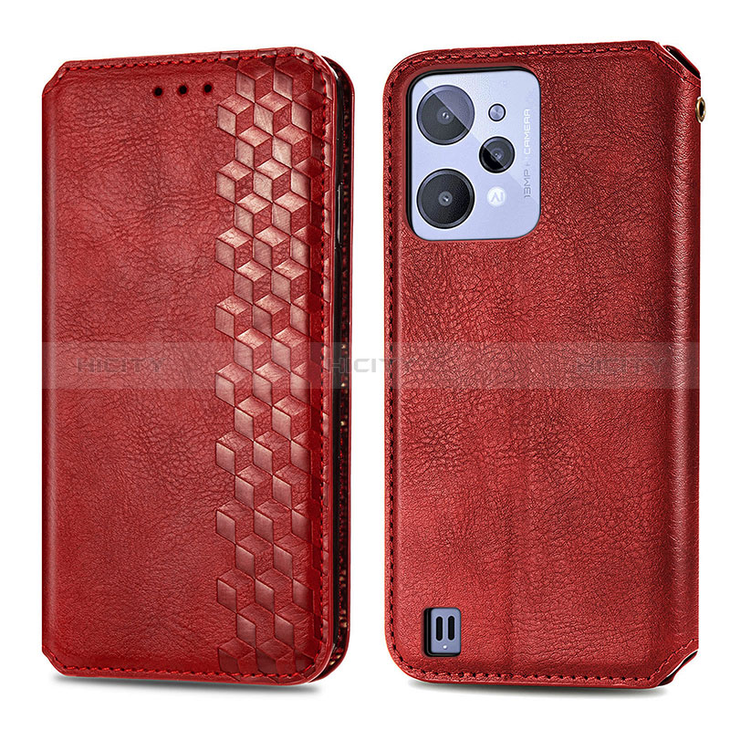 Coque Portefeuille Livre Cuir Etui Clapet S01D pour Realme C31 Plus