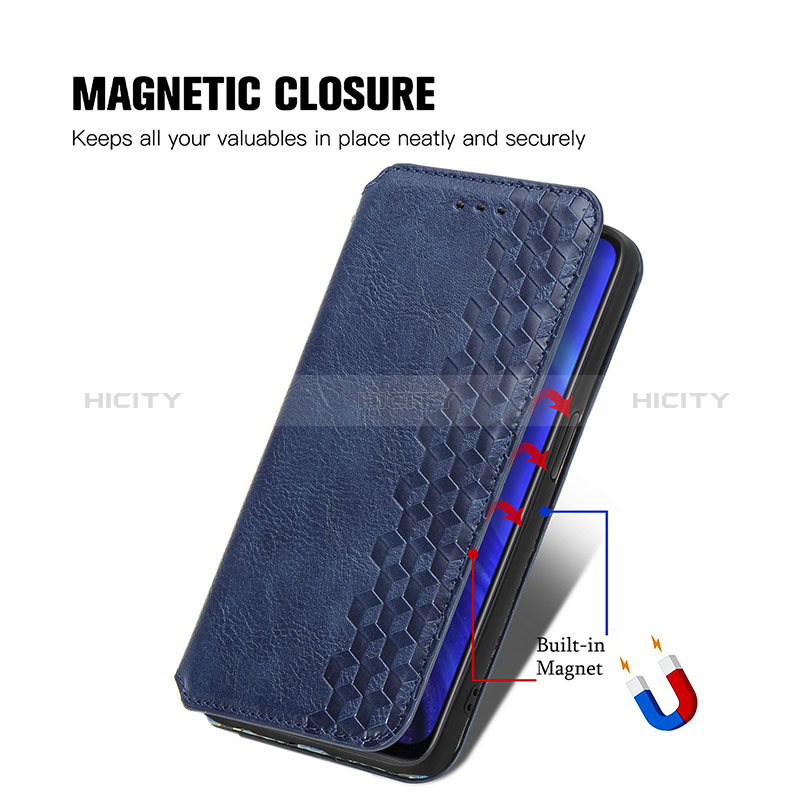 Coque Portefeuille Livre Cuir Etui Clapet S01D pour Realme Q3t 5G Plus