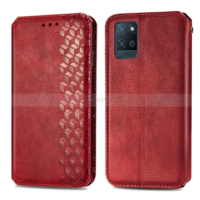 Coque Portefeuille Livre Cuir Etui Clapet S01D pour Realme V11 5G Plus