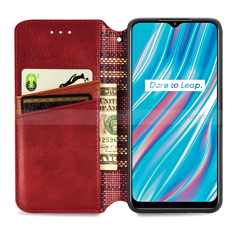 Coque Portefeuille Livre Cuir Etui Clapet S01D pour Realme V11 5G Plus