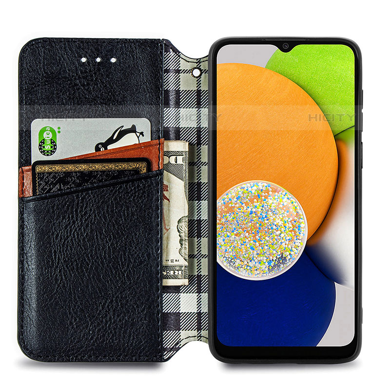 Coque Portefeuille Livre Cuir Etui Clapet S01D pour Samsung Galaxy A03 Plus