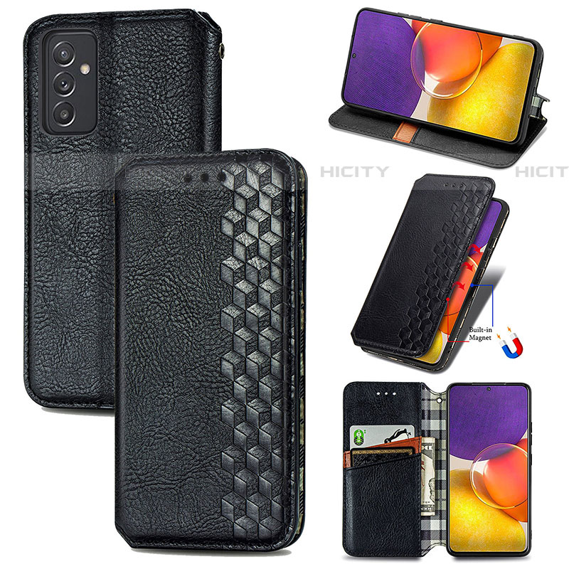 Coque Portefeuille Livre Cuir Etui Clapet S01D pour Samsung Galaxy A05s Plus