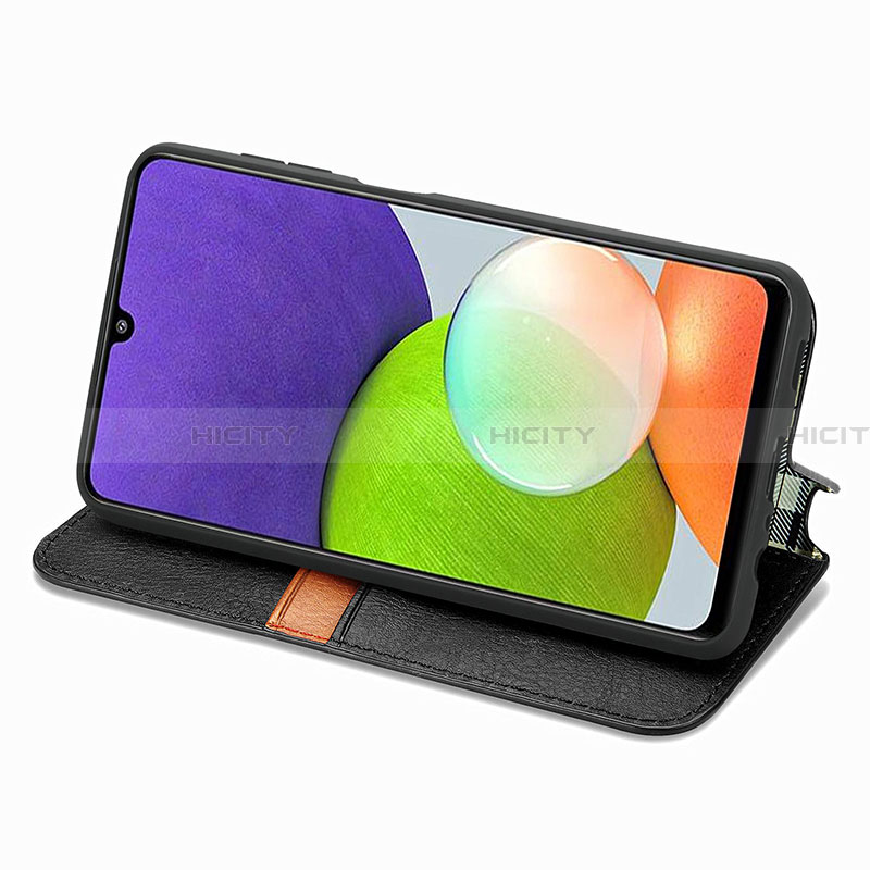 Coque Portefeuille Livre Cuir Etui Clapet S01D pour Samsung Galaxy A22 4G Plus