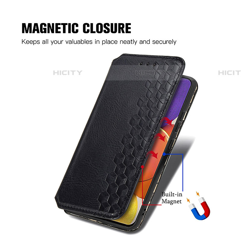 Coque Portefeuille Livre Cuir Etui Clapet S01D pour Samsung Galaxy A24 4G Plus