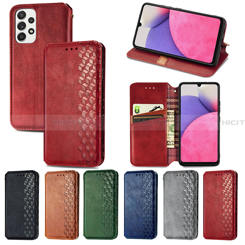 Coque Portefeuille Livre Cuir Etui Clapet S01D pour Samsung Galaxy A33 5G Plus