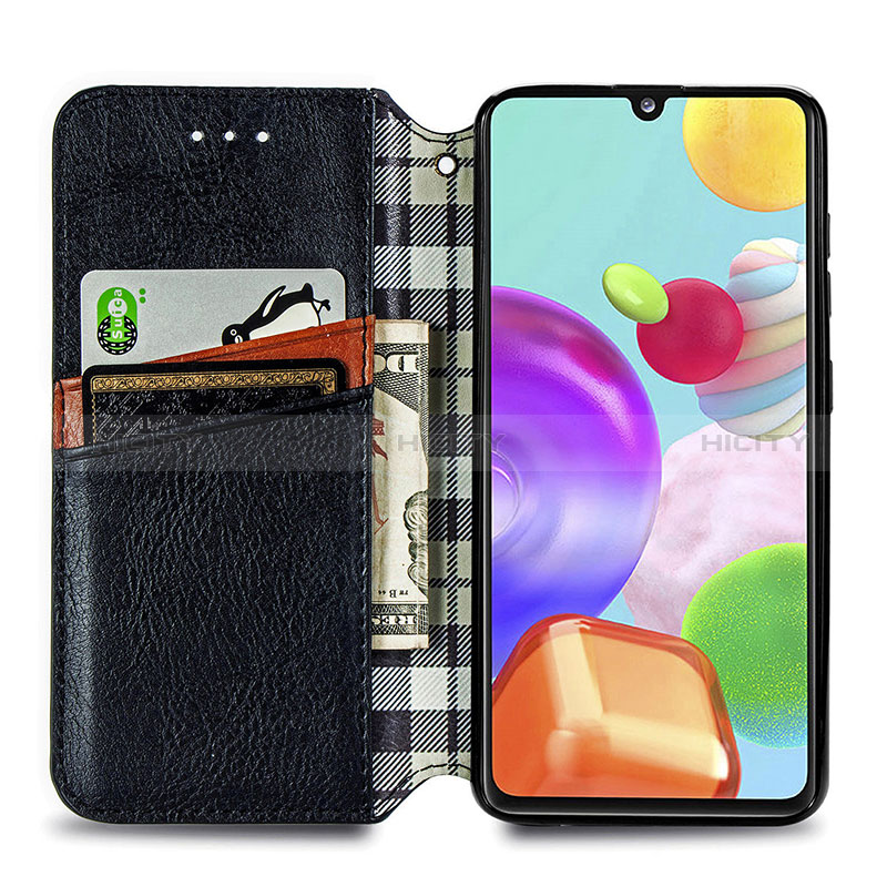 Coque Portefeuille Livre Cuir Etui Clapet S01D pour Samsung Galaxy A41 Plus