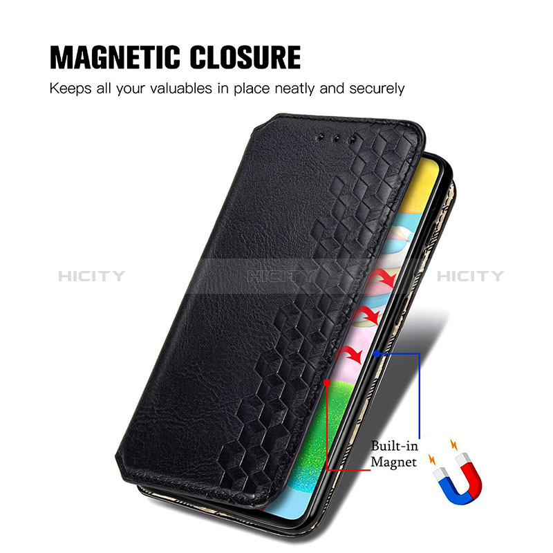 Coque Portefeuille Livre Cuir Etui Clapet S01D pour Samsung Galaxy A41 Plus