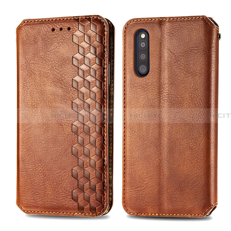 Coque Portefeuille Livre Cuir Etui Clapet S01D pour Samsung Galaxy A41 SC-41A Plus